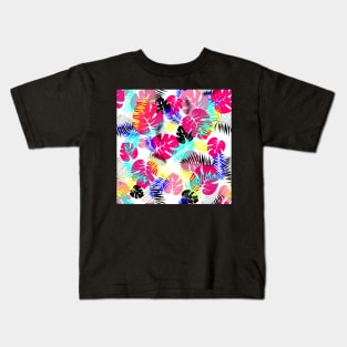 Colorful leaves pattern Kids T-Shirt